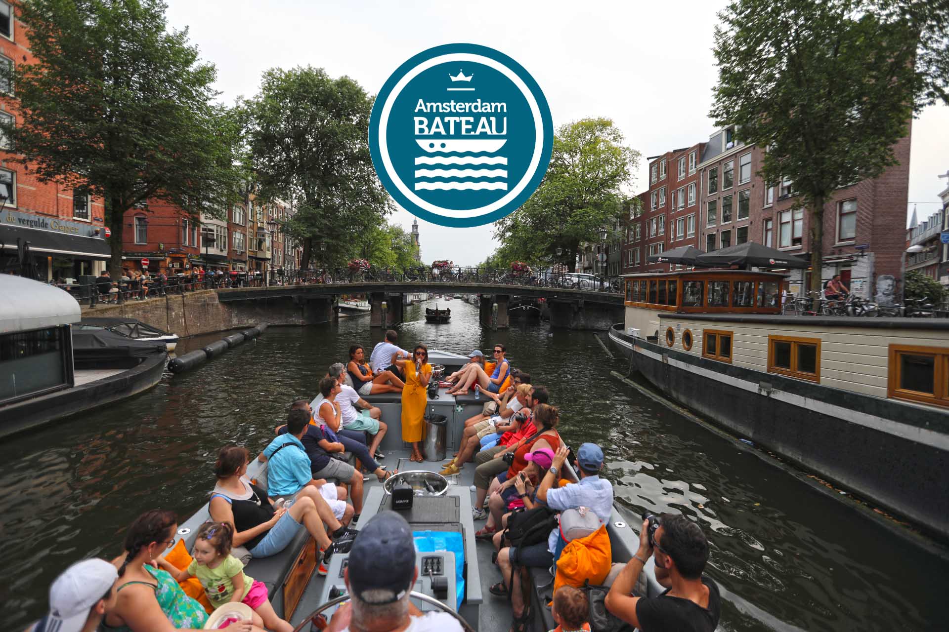 Visite guidée d’Amsterdam en Apéro Bateau avec un guide français